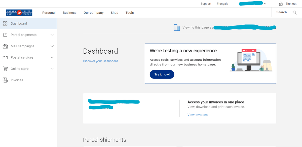 Canada Post Dashboard